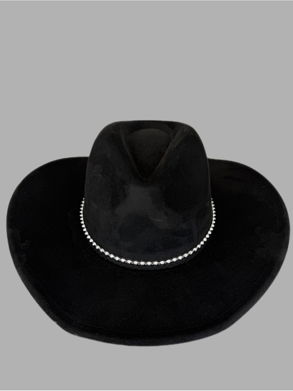Black Western Hat with rhinestone Band from Anthropologie